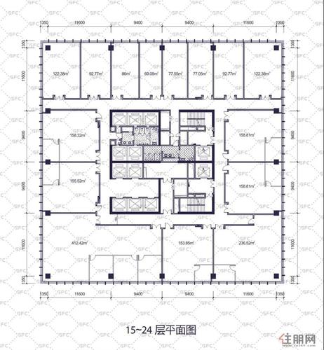 136米写字楼一般多少层？（136平方一层设计图）