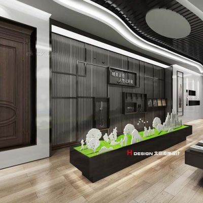 展厅的小样板怎样挂在墙上？（展厅酒店样板间设计）