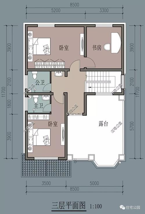 8米深10米宽自建房怎么设计才漂亮？（8x12设计图）