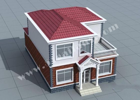 两层半农村自建房面积怎么算？（二层半乡村自建房设计）