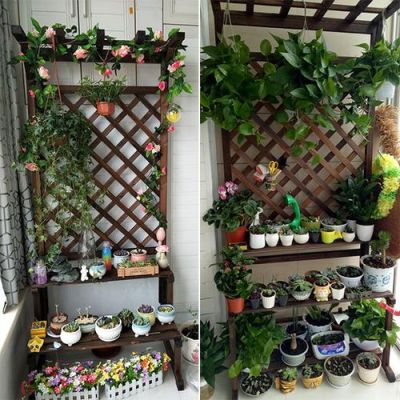 户外阳台花架该怎么设计？搭建花装饰架主要有哪些步骤？（阳台设计图带花架）