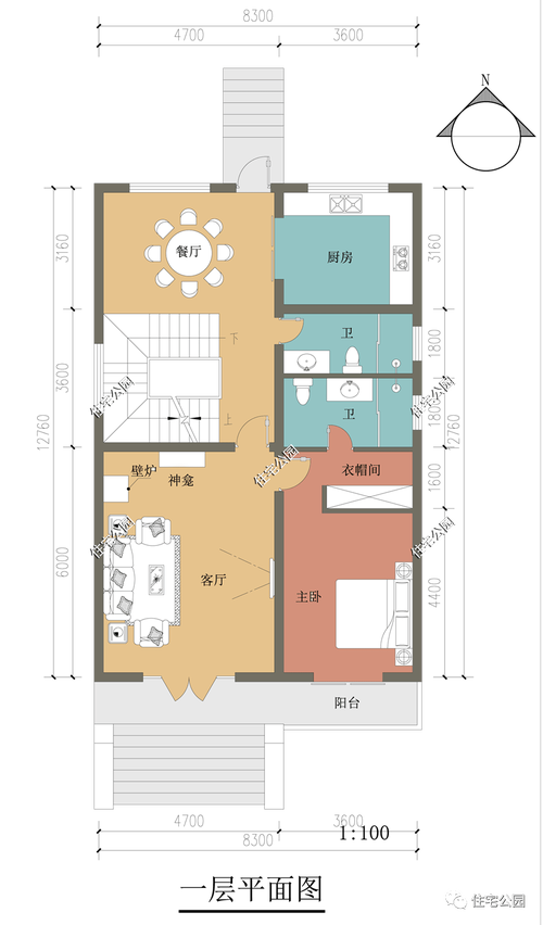 农村自建房一般进深8米几好？（农村宽8米自建房子设计图）