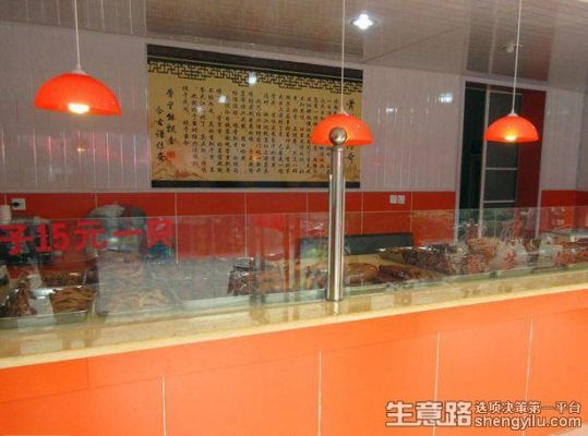 熟食店用钢化玻璃做窗口可以做成什么行？（玻璃店设计效果图）