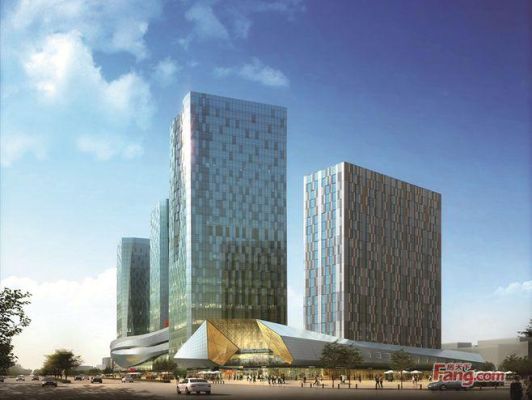 通州万达写字楼建筑面积多少？（万达办公空间设计案例）