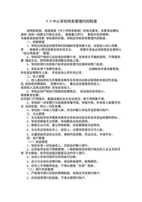内控制度与财务管理制度区别？（财务管理制度设计的方式）