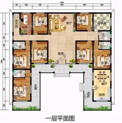一层三合院长10米怎么设计？（农村三合院自建房设计）