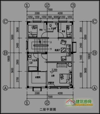 我要回家建房子，在农村建80平方三层楼，要多少钱呢》？（80平方三层房屋设计图纸）