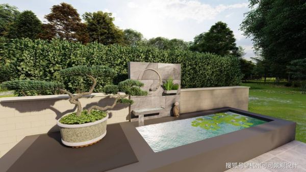 花园水池如何使水清澈？（家庭花园水景设计）