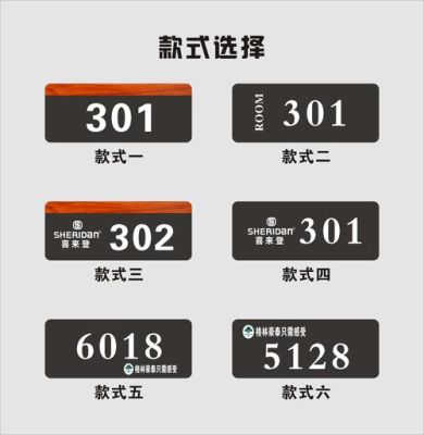 门牌号尺寸一般多大？（设计门牌的尺寸）