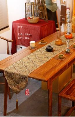 茶桌布怎么布置？（台布的设计图片欣赏）