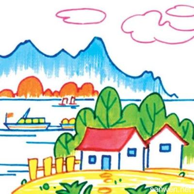 风景画的设计说明句子？（风景画设计说明）