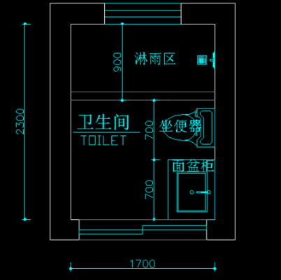 1米2乘3米卫生间怎么布局好？（洗手间平面设计）