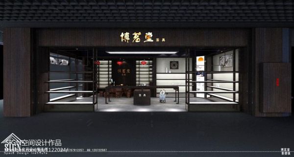 商店店铺大门尺寸？（店铺大门设计效果图）