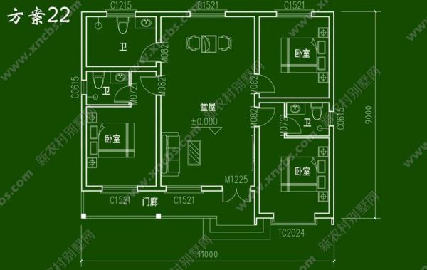 建筑怎么显示一层平面面积？（一层房屋平面设计图纸）